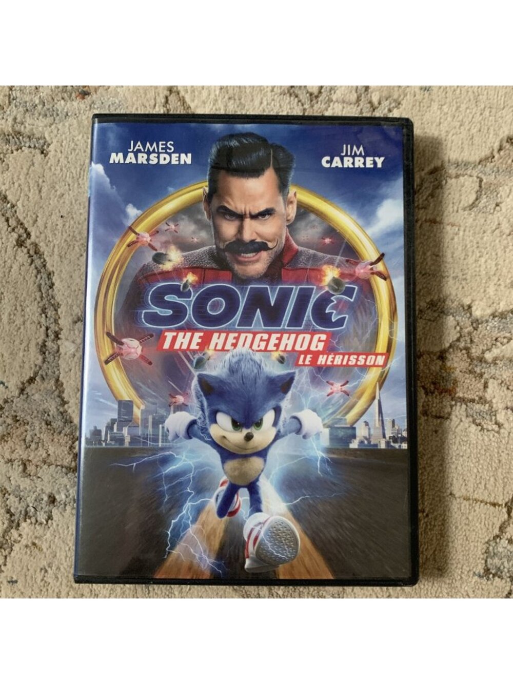 Sonic The Hedgehog (DVD, 2020) Jim Carrey James Marsden
